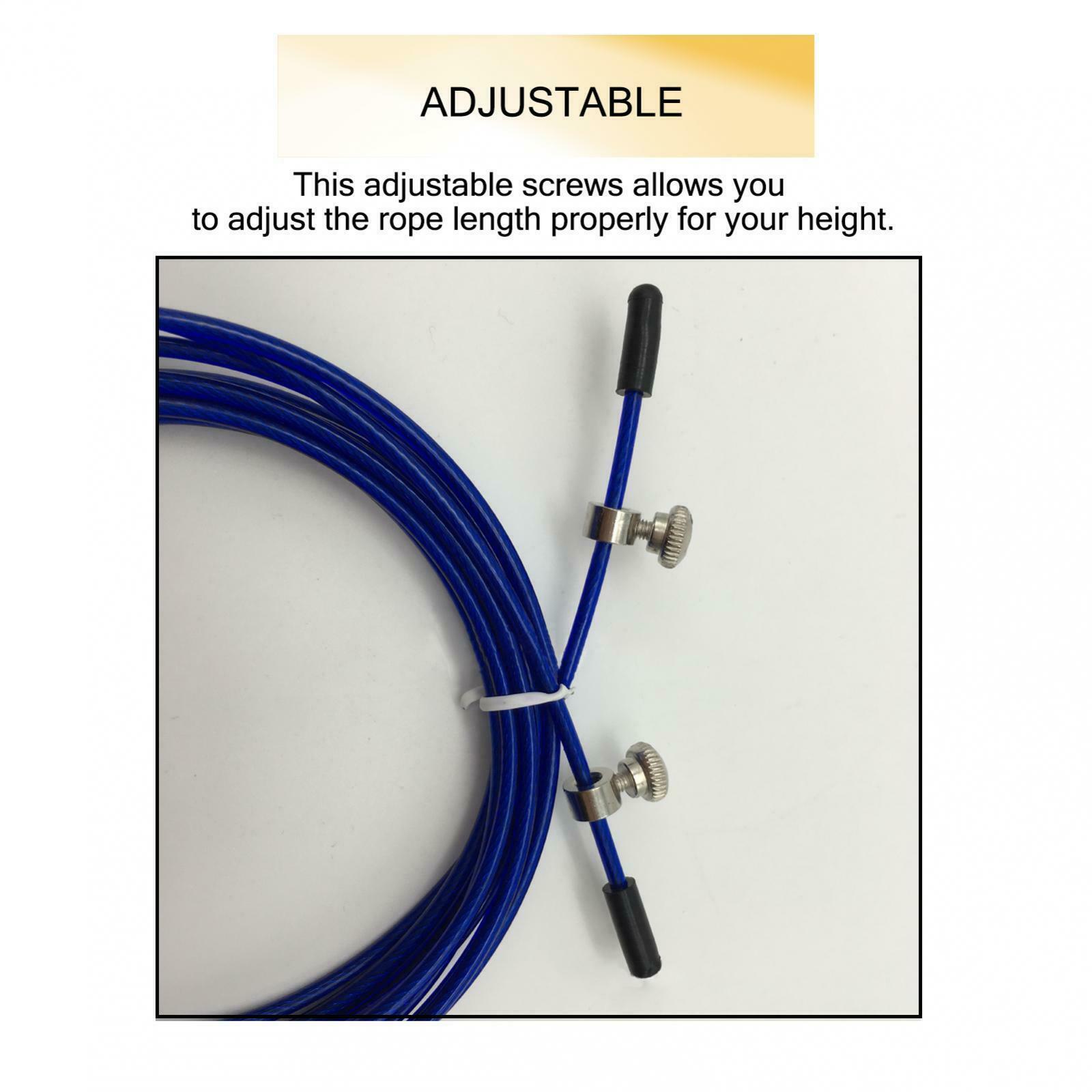 Speed Jump Rope Screw Replacement Adjuster Hardware End   Collars Parts
