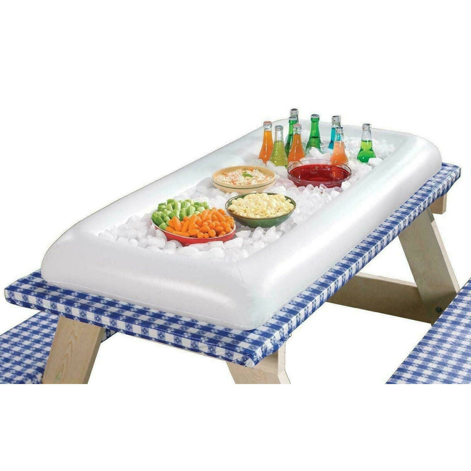 Pool Inflatable Serving Bar Place Buffet Ice Picnic Drinks Table Party