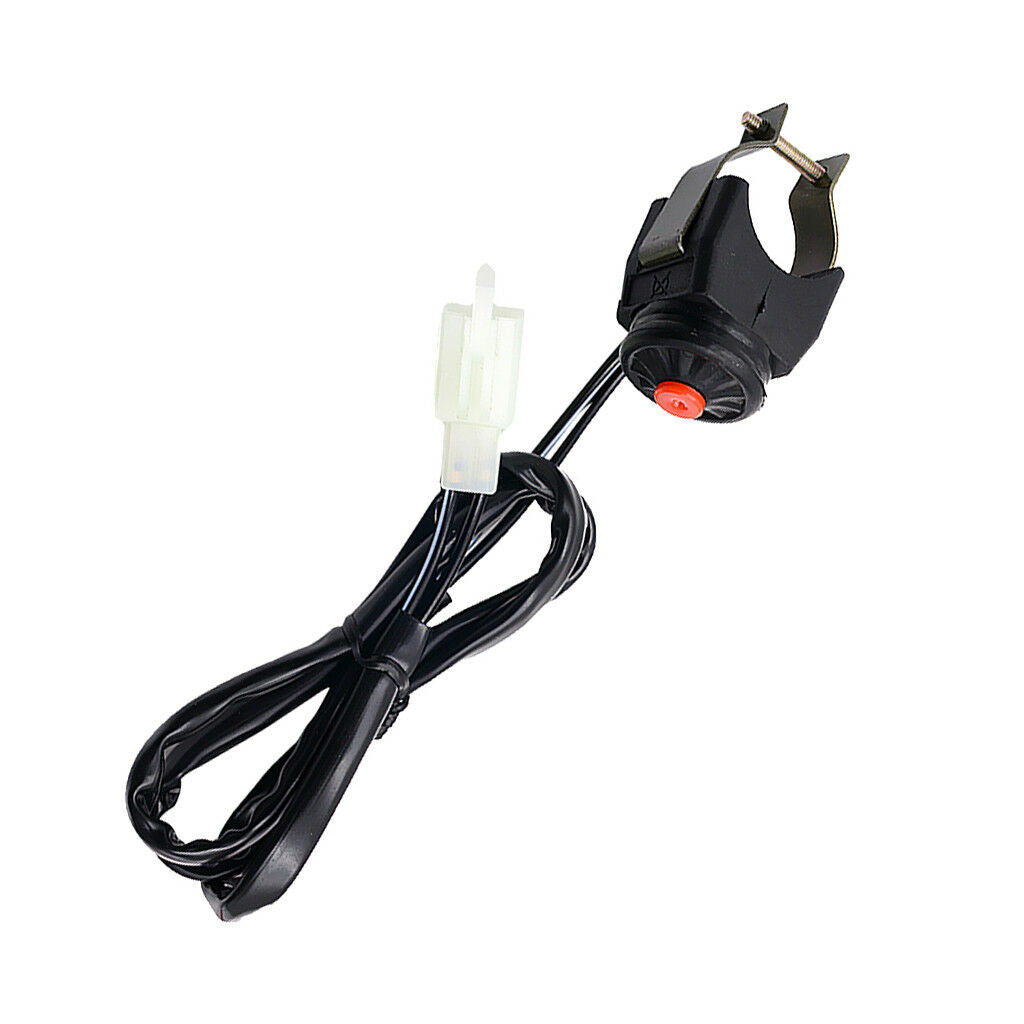 Horn Starter/Kill Switch for Pit Bike Go Cart ATV 7/8'' Handlebar Red