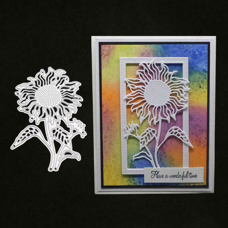 Sunflower Bottle Metal Cutting Dies Stencil Scrapbooking DIY Album Stamp Paper