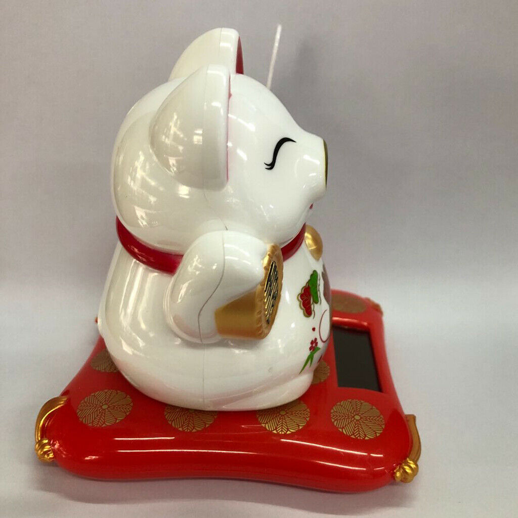Solar Powered Lucky Pig  Buddha Statue Car Dashboard Ornaments Kids Toys