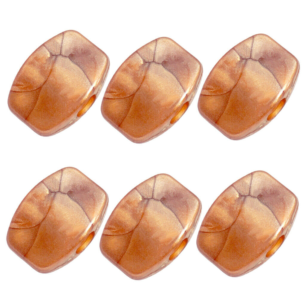 6 Pcs Natural Texture Guitar Tuning Peg Knob Tuner Head Knob Knob