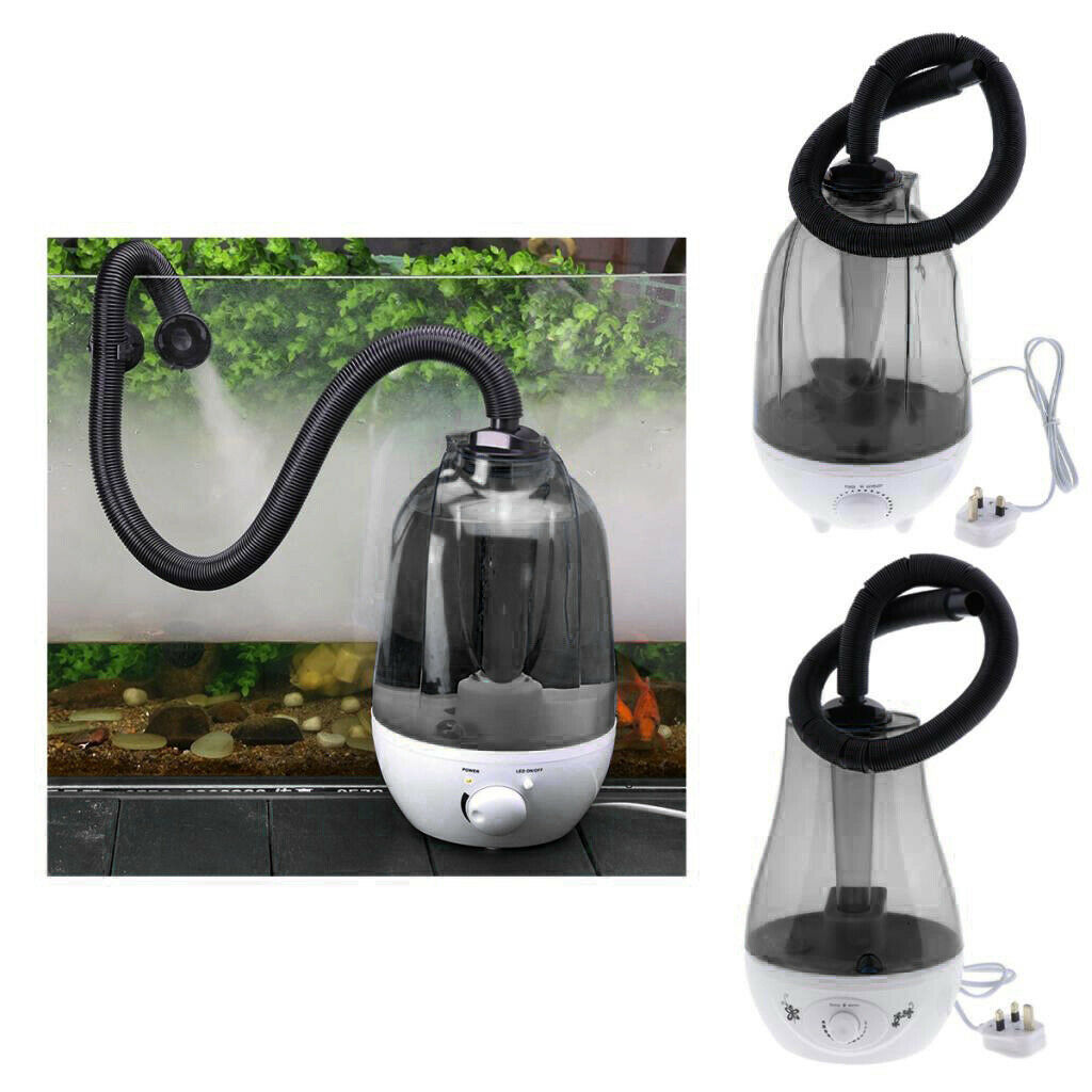 1 Set Reptile Terrariums Fogger 3L Capacity Quiet Humidifier for Lizard Turtle