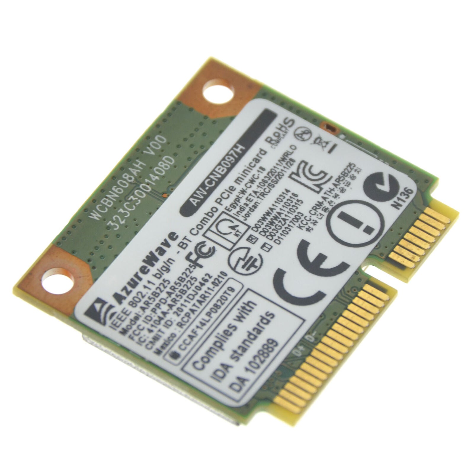 Intel Dual Band Wireless-N 7260HMW AN 300Mbps 802.11ABGN Bluetooth Wifi Card