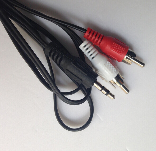 Headphone Plug Jack 3.5mm to Red White RCA Aux Stereo Audio Sound Cord Cables AU