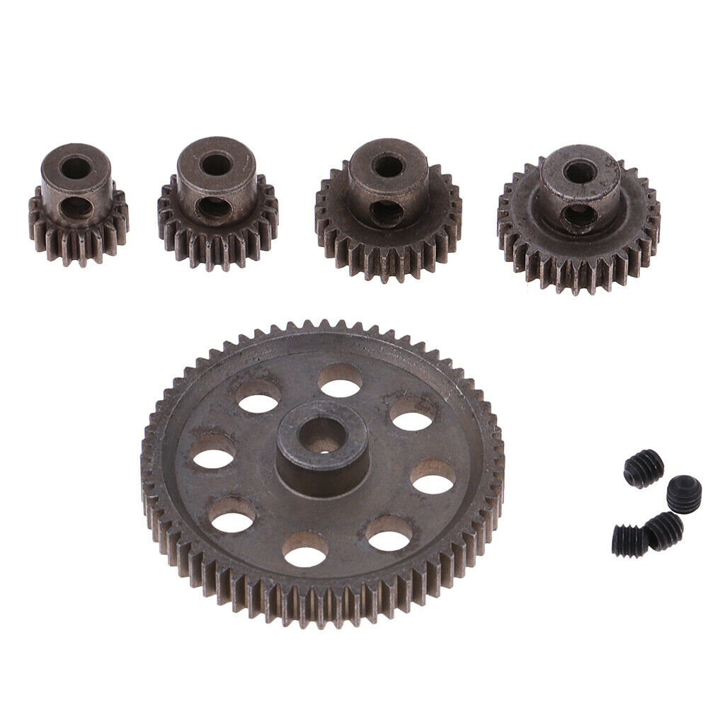 Diff Main Gear + Motor Gear for HSP 94111 94123 1:10 RC on-road Racing Car