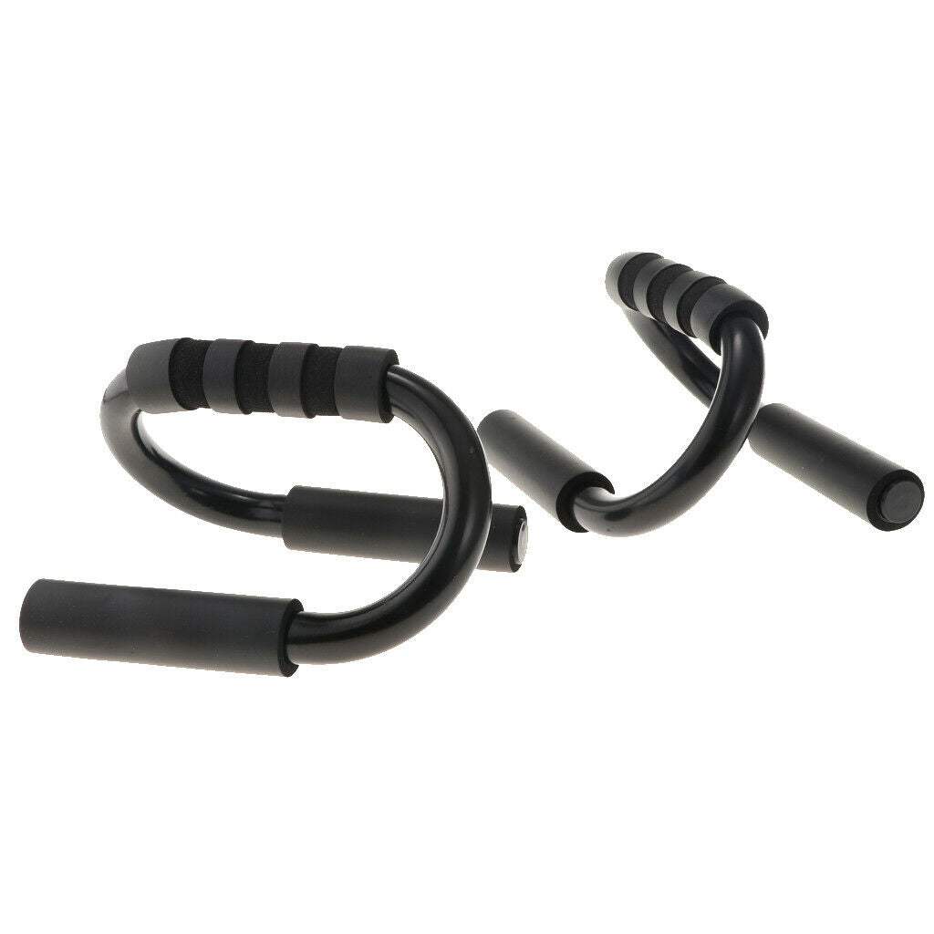 Women Men Pectoral Muscles Trainer Tool Push Up Bars Stands 1 Pair