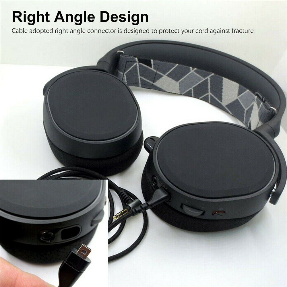 Earphone Audio Cable Cord Replacement For SteelSeries Arctis 3 5 7 Pro Headset