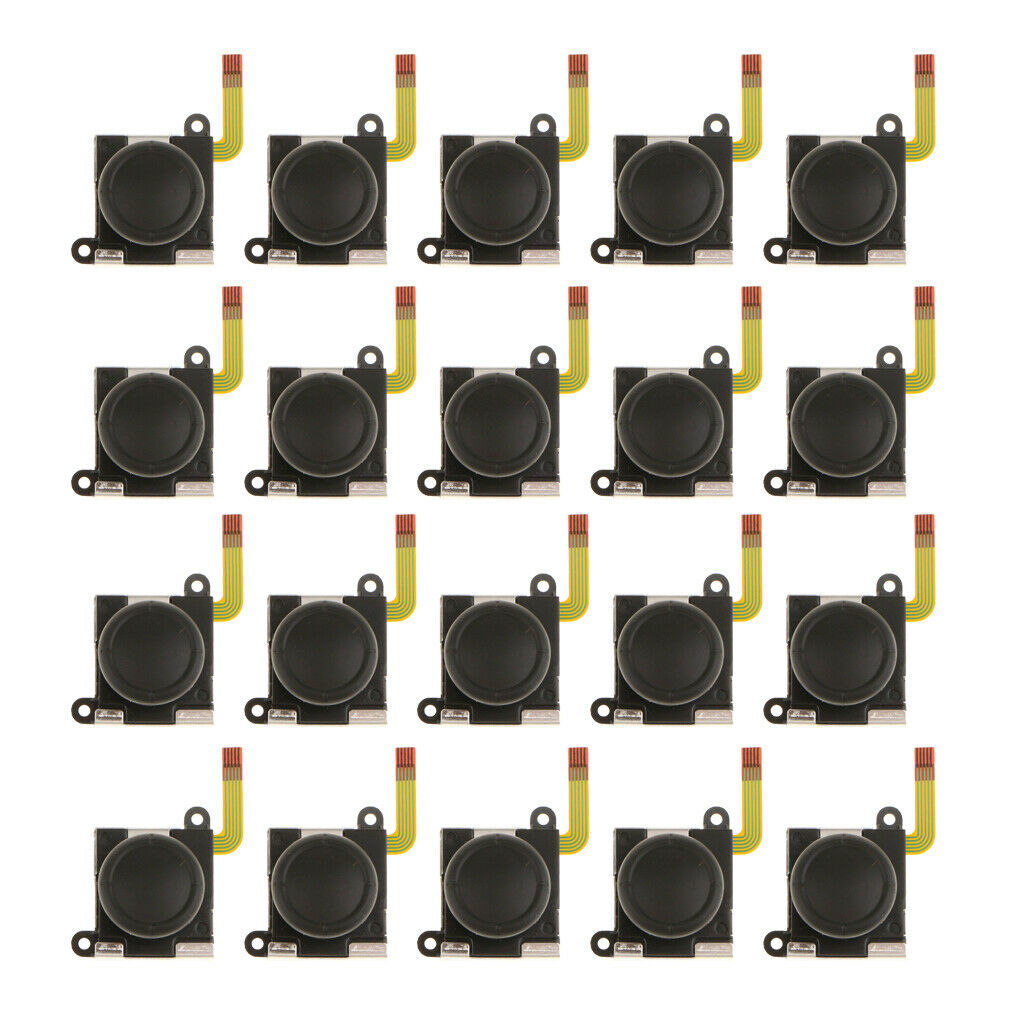 20 Packs Replace Analog Joystick Rocker Stick Repair for Nintendo NS Joy-Con