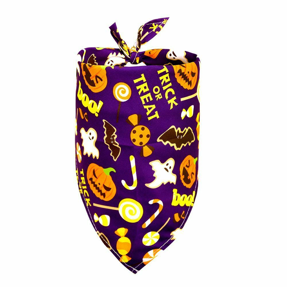 Bib Pet Collars Halloween Style Dog Scarf Pet Bandanas Cat Neck Scarf