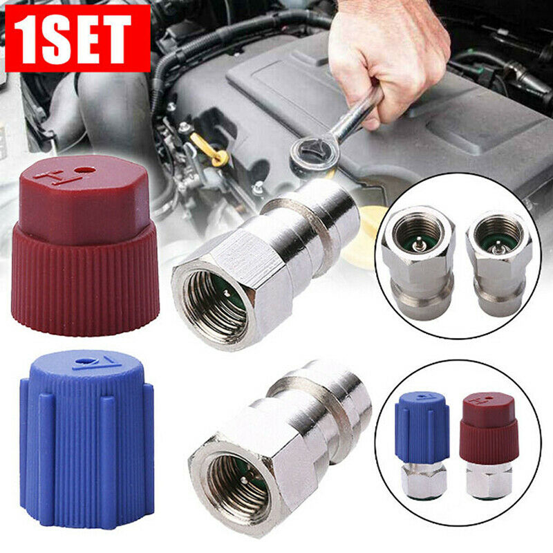 R-12 to R-134a Retrofit Conversion Adapter Fitting 1/4 SAE Valves Kits P gtfw Lt