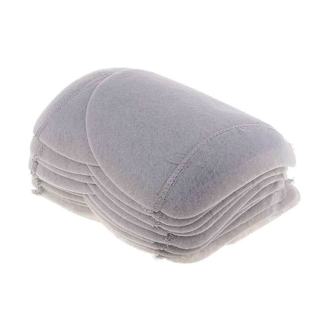 10 Pairs of Gray Soft Cotton Shoulder Pads Sewn in for Suits
