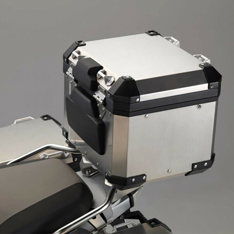 Motorcycle Aluminum Alloy Tail Top Box Backrest Cushion Pad Fit for BMW Bikes