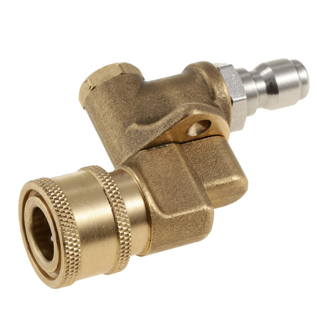 Pivots Coupler 1/4" Quick Connect Pressure Washer Nozzle 4500 PSI NEW
