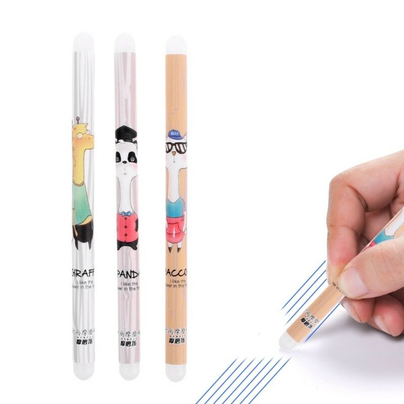 Cartoon Animal Creative Silicon Double Head Friction Eraser For Erasable Gel Pen