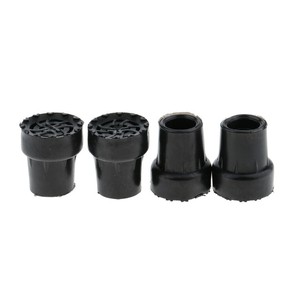 8 Pack Reinforced Rubber Tips for Cane, Cane, Crutch, Ends,