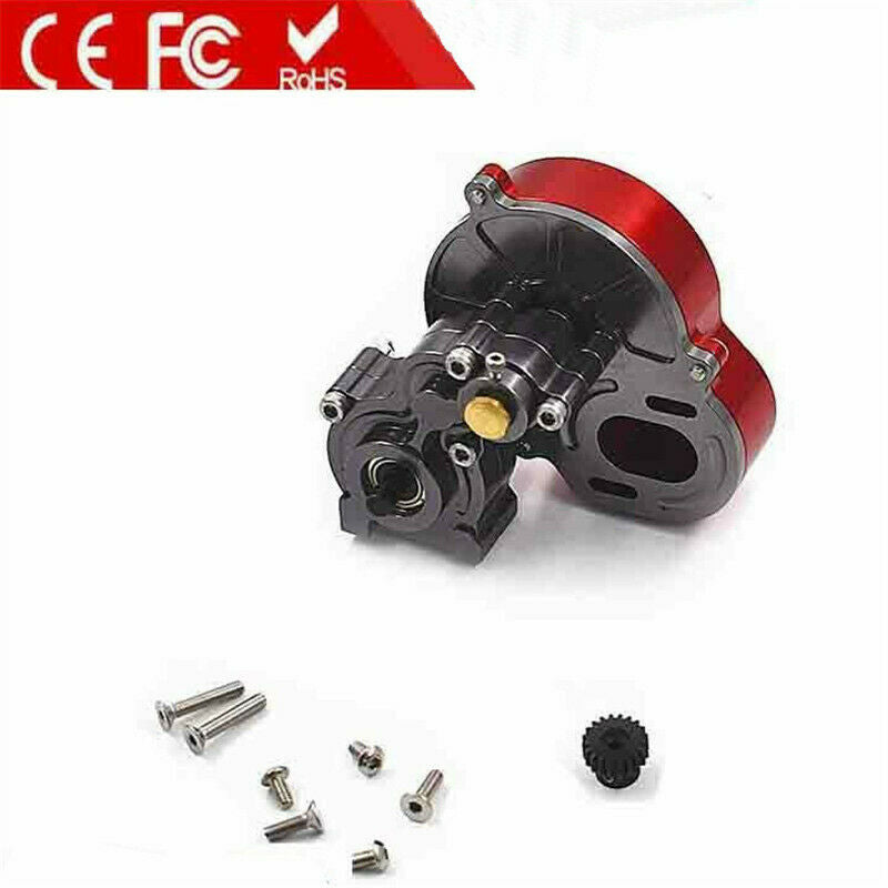 Complete Full Metal Gearbox For 1/10 Rc Crawler Car Axial SCX10 Upgrade Part SJ