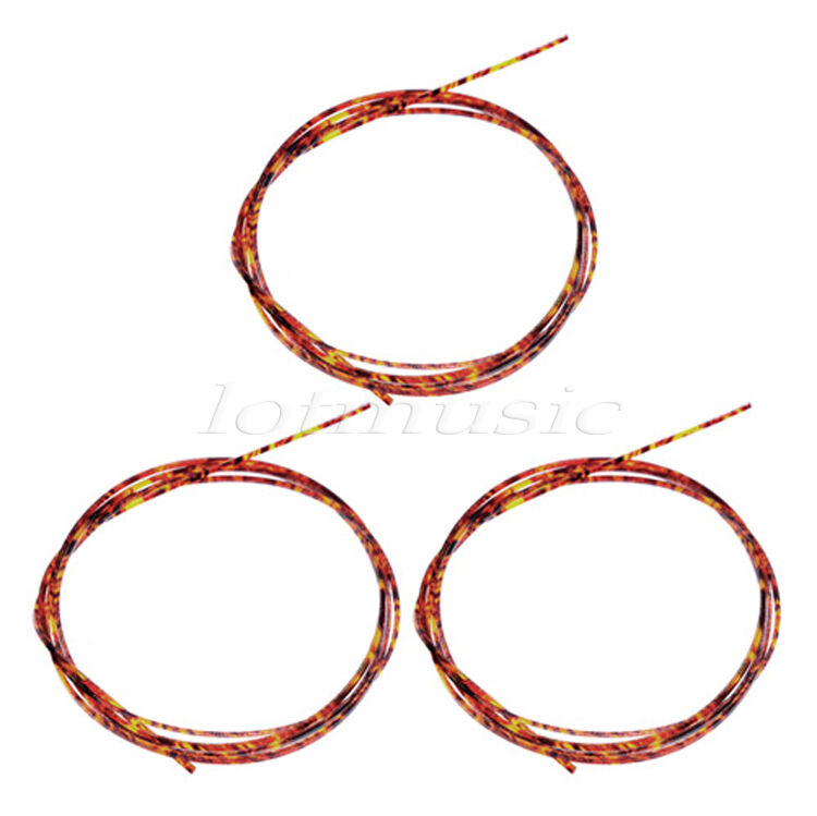 3pcs Flame Celluloid Guitar Bindings Purfling Luthier Project 1650 x 2 x 1.5mm