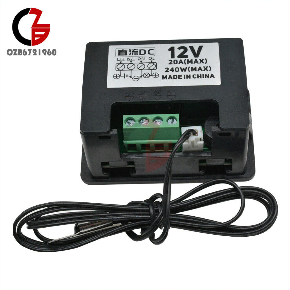 W2310 Digital DC 12V Thermostat Intelligent Temperature Controller Switch Sensor