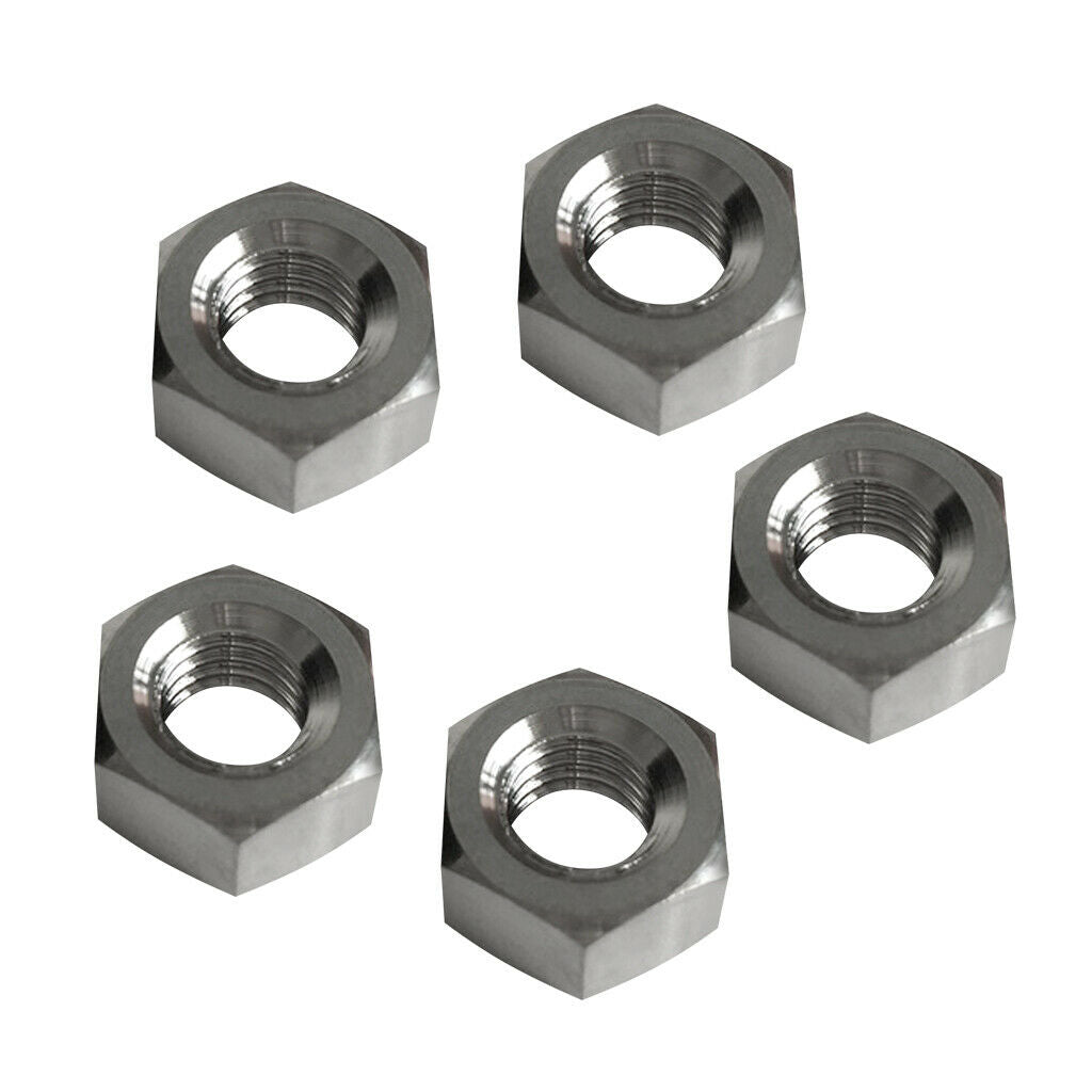 5pcs  TC4/GR5 Titanium Alloy Hex Support Spacer Screw Lock Nut