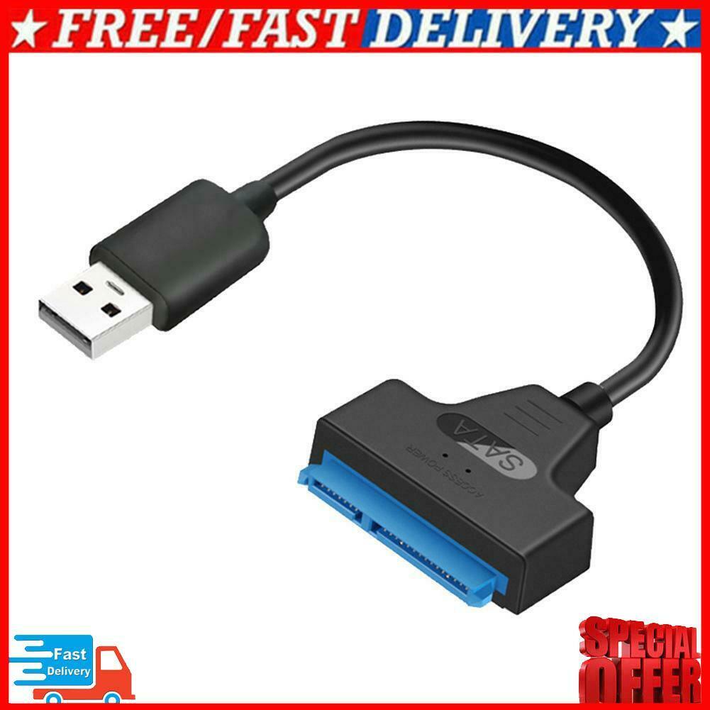 USB 3.0 To SATA 2.5" Laptop Hard Disk Drive SSD Adapter Converter 22 Pin 480Mbps