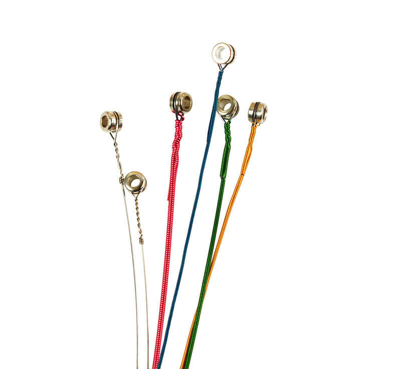 6Pcs Stainless Steel Different Colors 1st-6th Guitar Strings for Acoustic Guitar