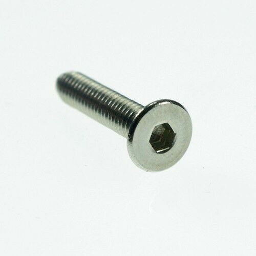 Lot50 Metric Thread M6*25mm Stainless Steel Hex Socket Countersunk Screws