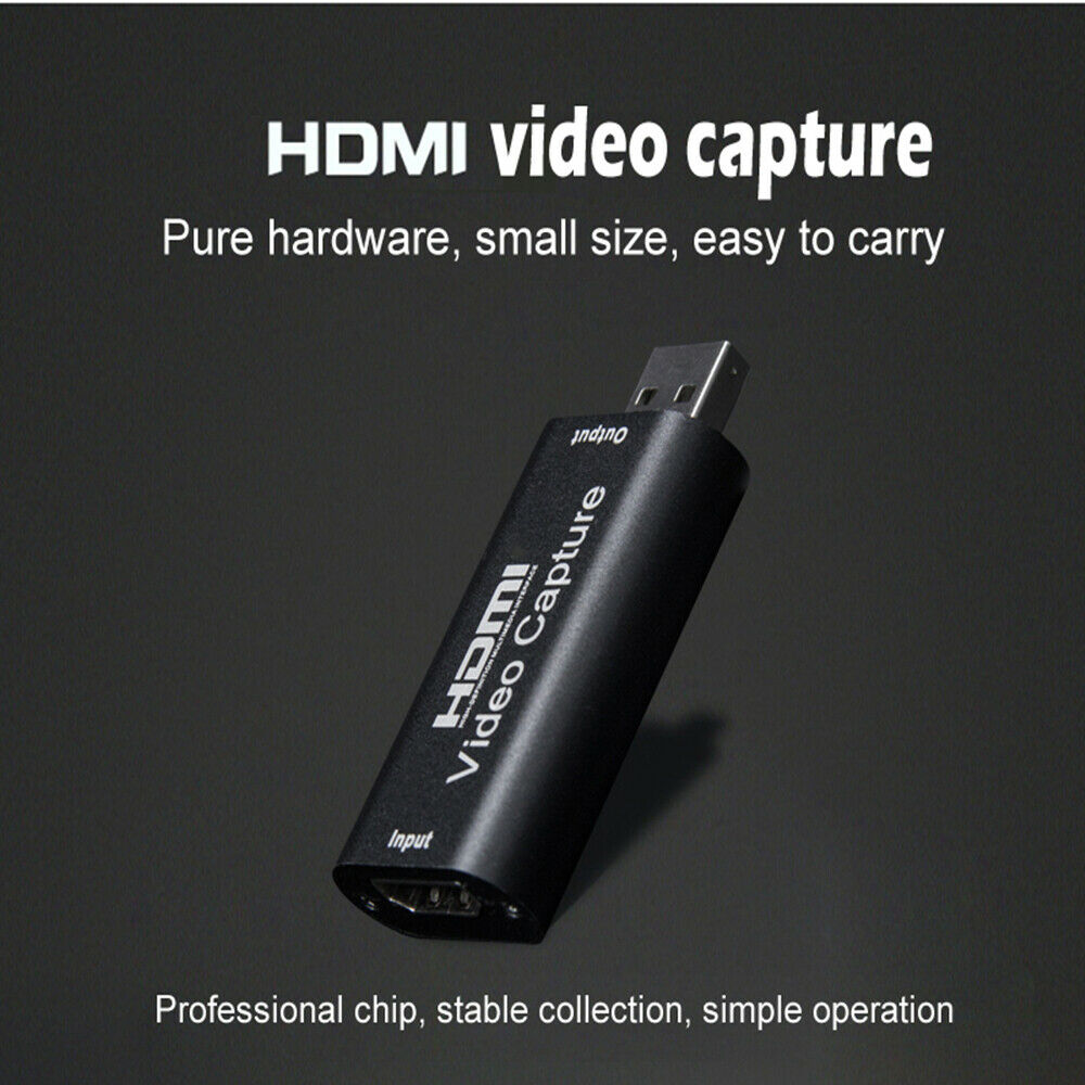 For HDMI Video Capture Card USB 2.0/1080p HD Recorder Video Live Streaming Game