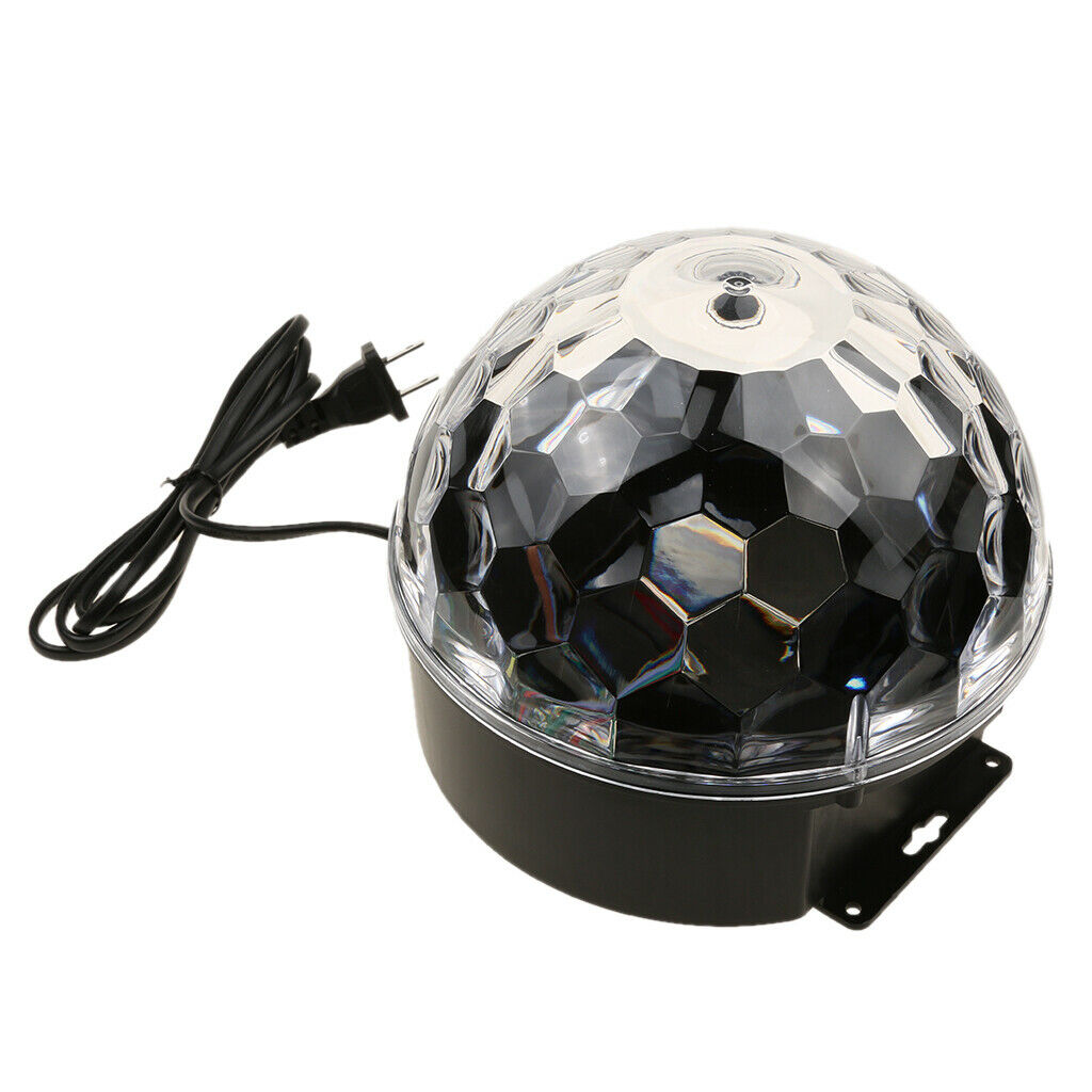 9 Color Disco  Digital LED RGB Crystal Magic Ball Effect Light