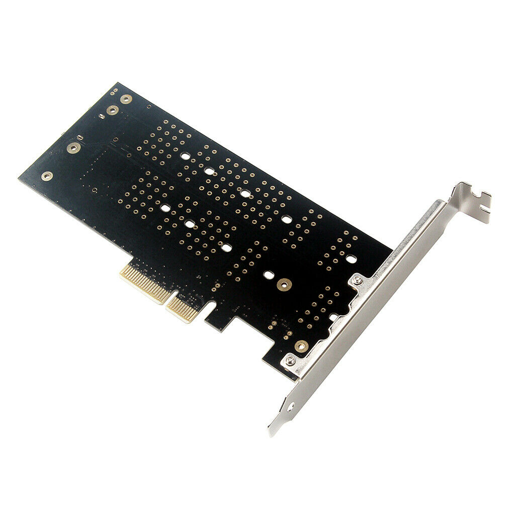PCI-E 4X to M.2 SSD Adapter Card B-key + M-key M.2 + NVME Converter Card