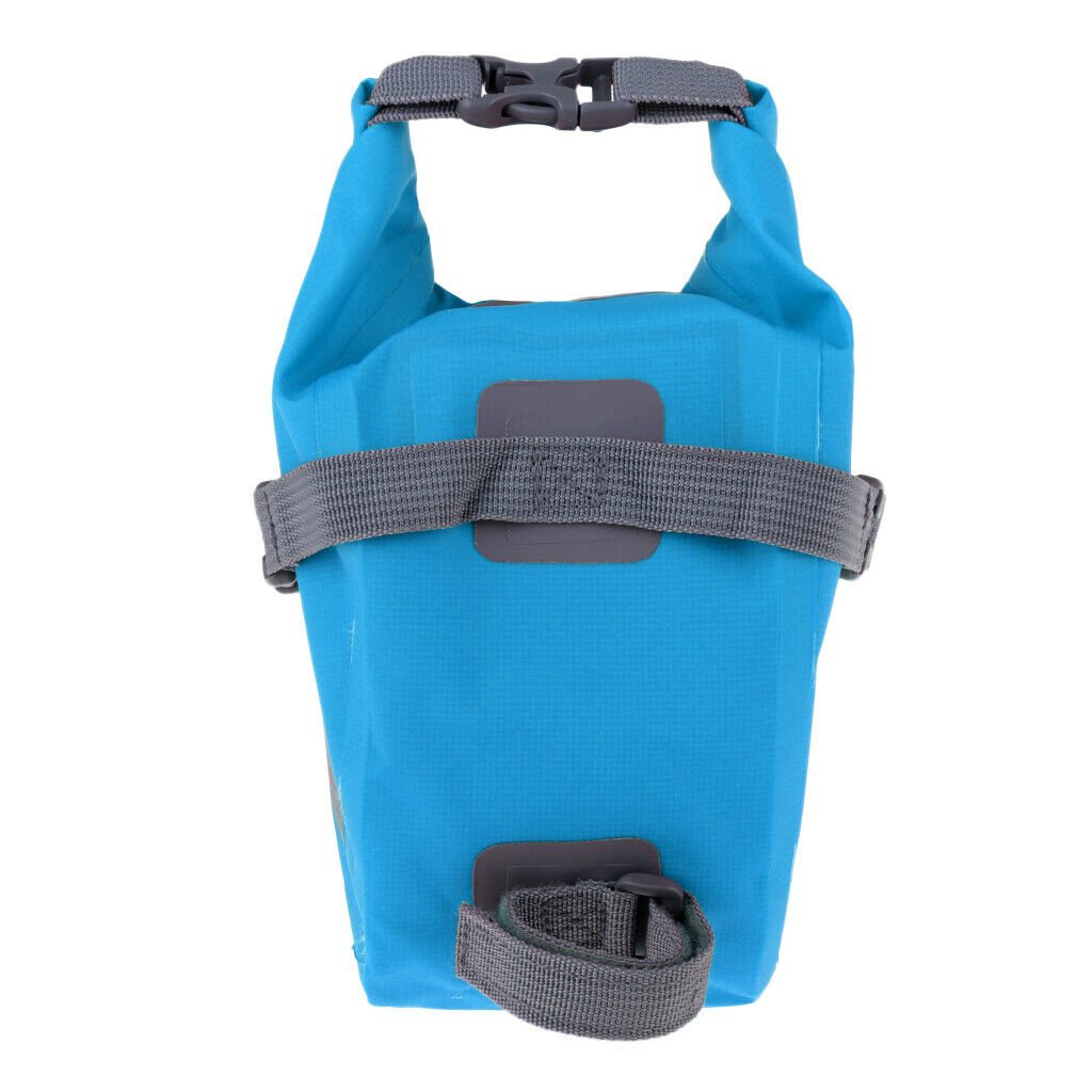 Bike Bicycle Saddle Bag Storage Cycle Seat Pouch Rear Tail Tool Bag Sky Blue