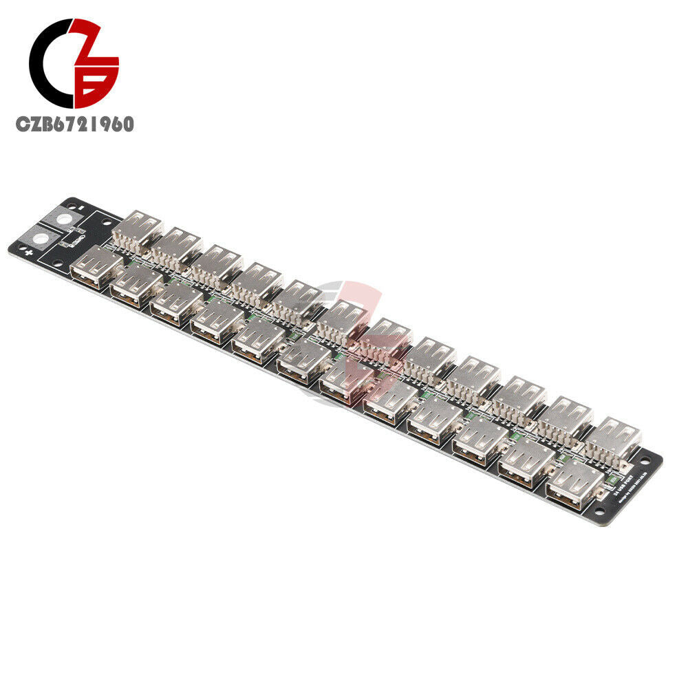 24-port USB Charger Mobile Game Studio Centralized Power Supply Plugboard 240W