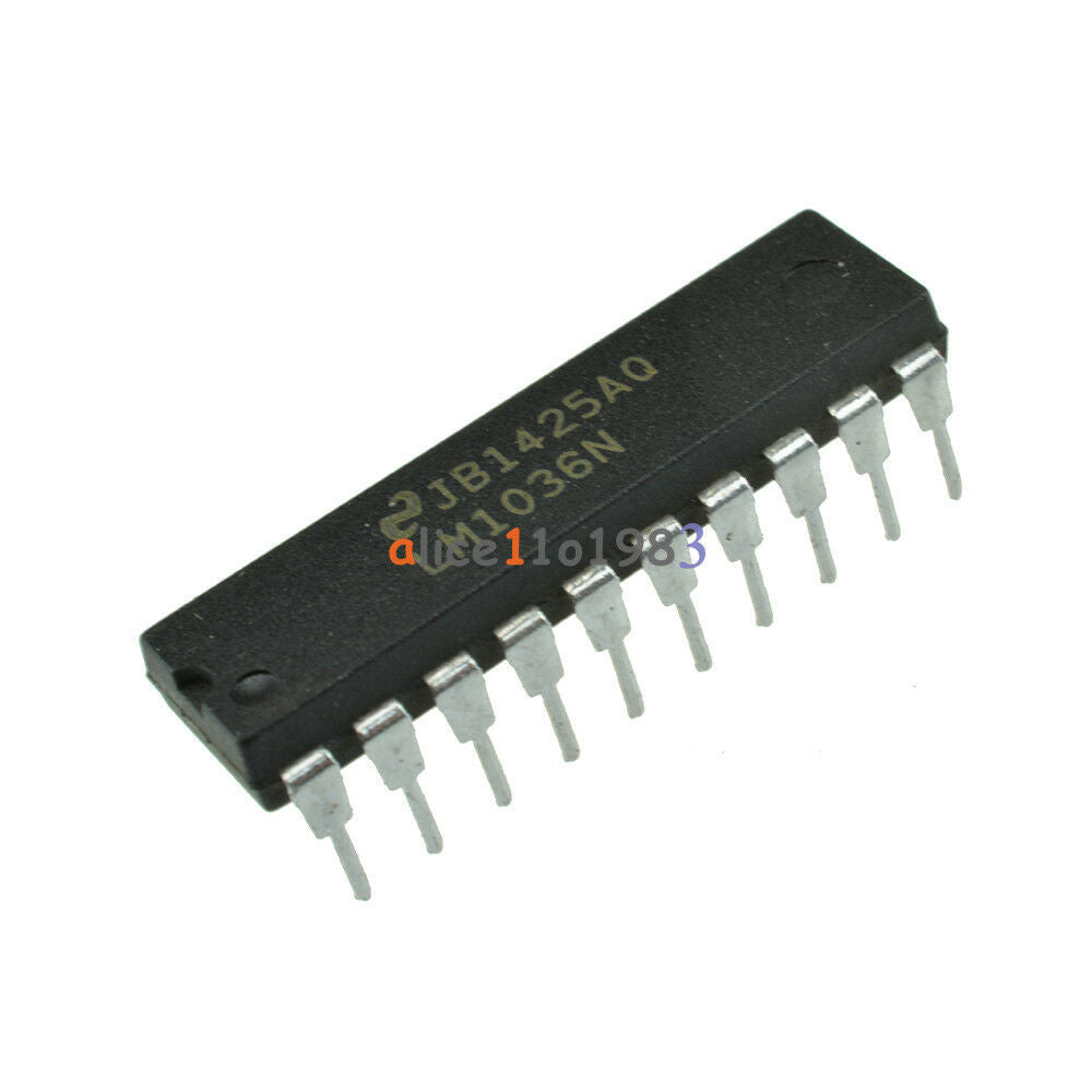 5PCS IC LM1036 LM1036N TONE/VOL/BAL DUAL DC DIP20 DATE CODE:11+ GOOD
