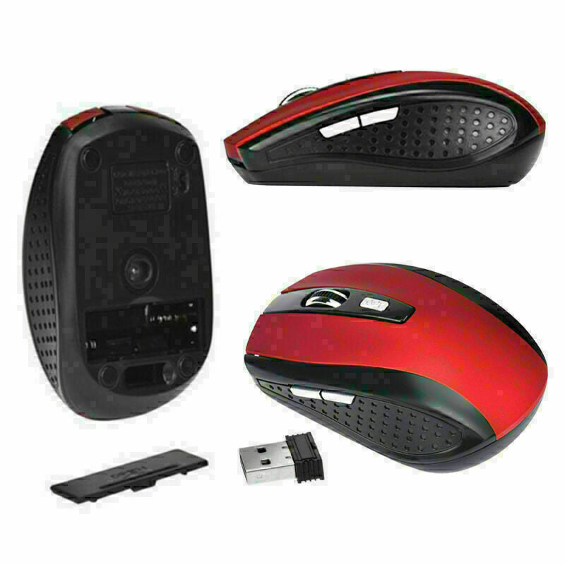 Hot 24 GHz Wireless Mouse 5 Buttons Optical Wirele Mausus I3D3 Com