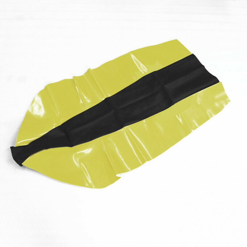 Yellow Leather Seat Guard Waterproof Seat Cover For Yamaha XT225 250 TTR250 Dirt