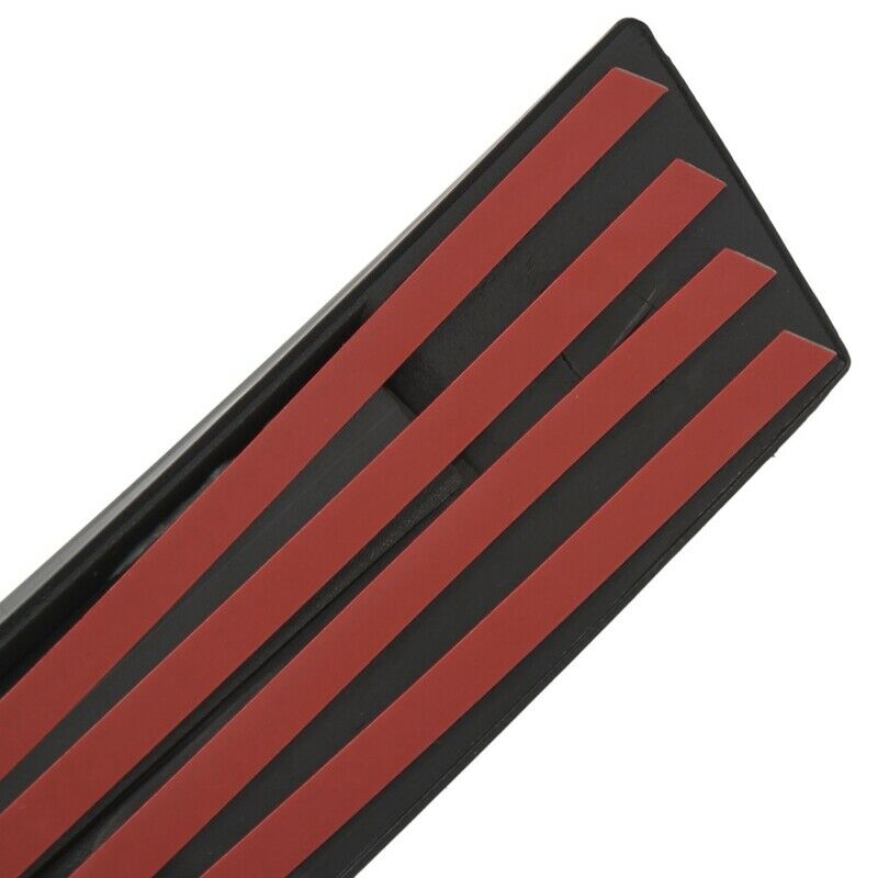 2Pcs Gloss Black Rear Side Wing Roof Spoiler Cover Stickers Trim For Touareg 2S5