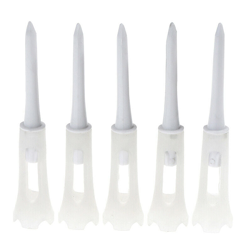 5pcs 83mm Golf Tools Soft Rubber Low Resistance Golf Tees Golf AccessoriesB Ad