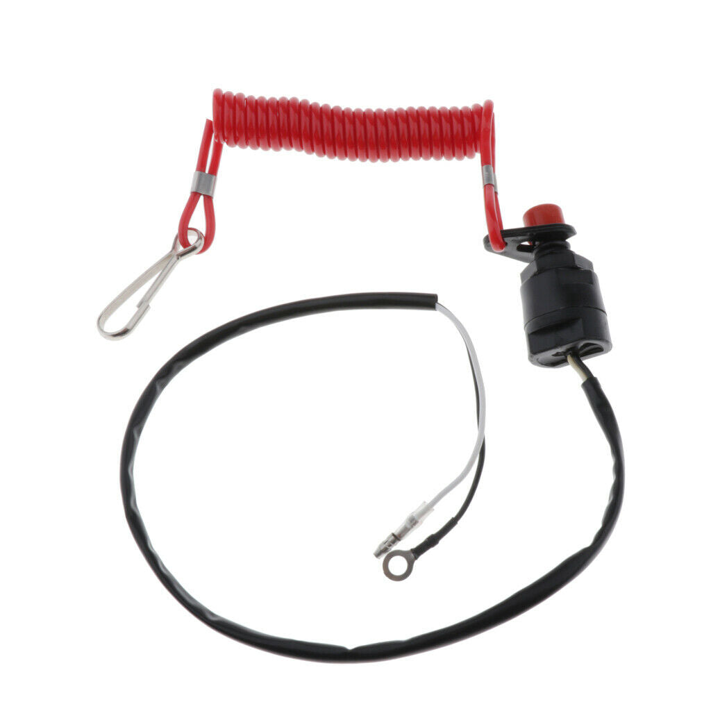 Universal Boat Outboard Engine Motor Kill Stop Switch For  4-60 PH Motors