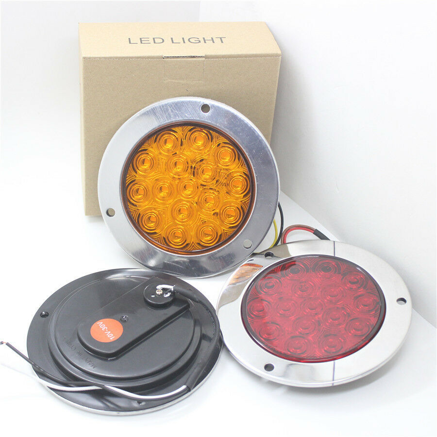 New 16LED Truck Trailer Indicator Stop Rear Tail Light Waterproof Dust Resistant