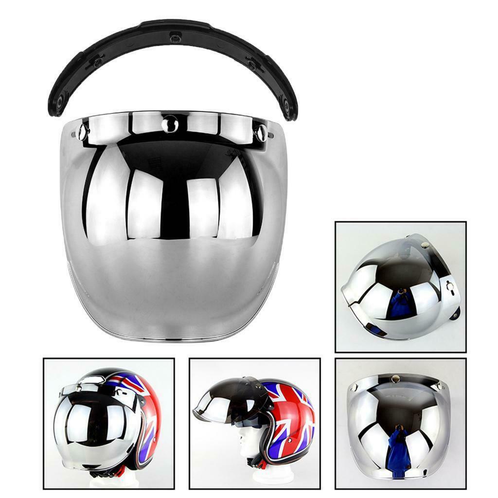 Unisex PC Motorcycle Bubble Visor Windshield Waterproof UV400 Protection