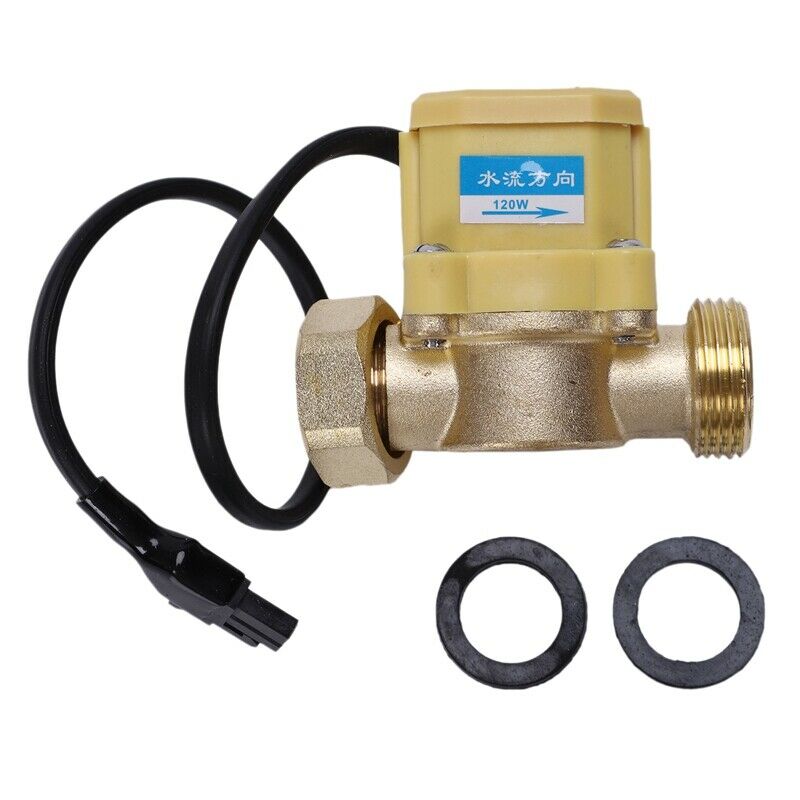 26mm 3/4" PT Thread Connector 120W Pump Water Flow Sensor Switch R9I6I6