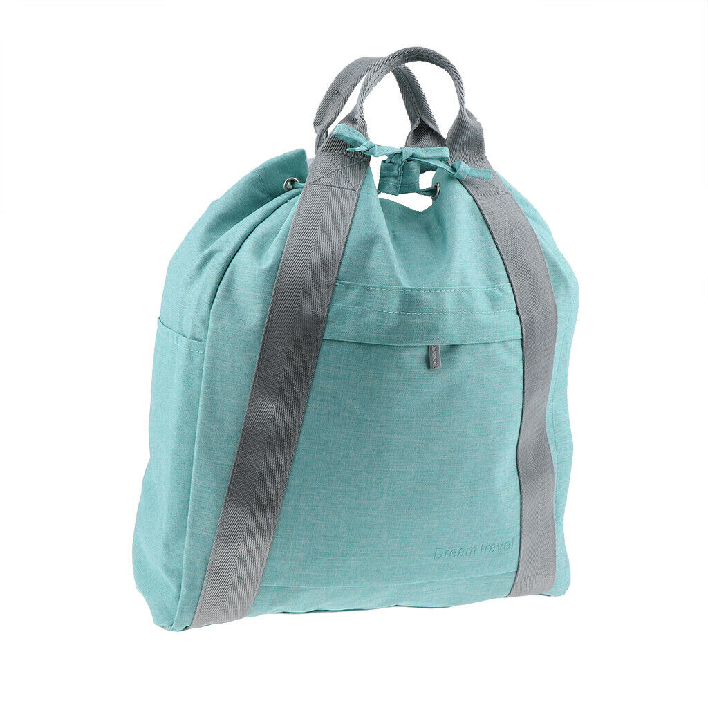 Men Women Causal Backpacks Waterproof Drawstring Bag Travel Backpacks Green