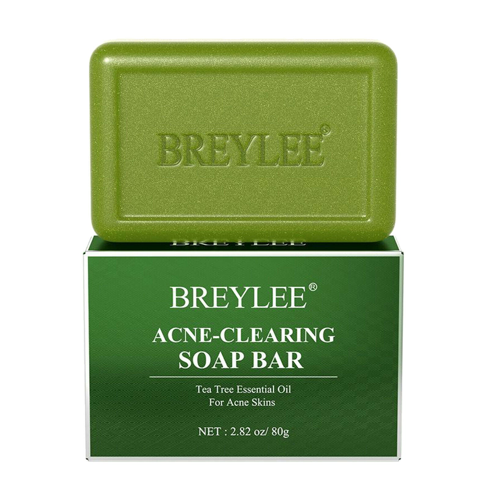 80g Tea Tree Soap Face Body Acne Removal Bath Skin Care Oil Control Deep Clean