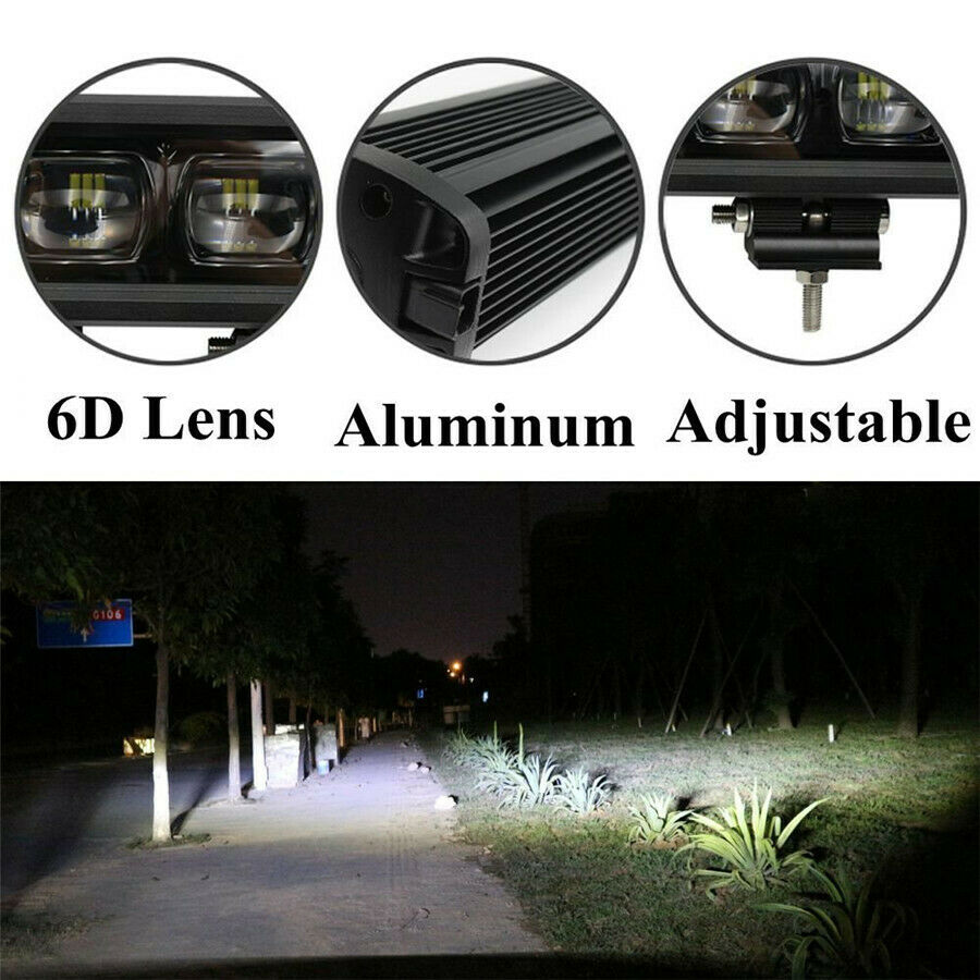 1x 7Inch 30W 8D CREE Led Light Bar Spot Work Light 4WD ATV Off-road Driving Lamp