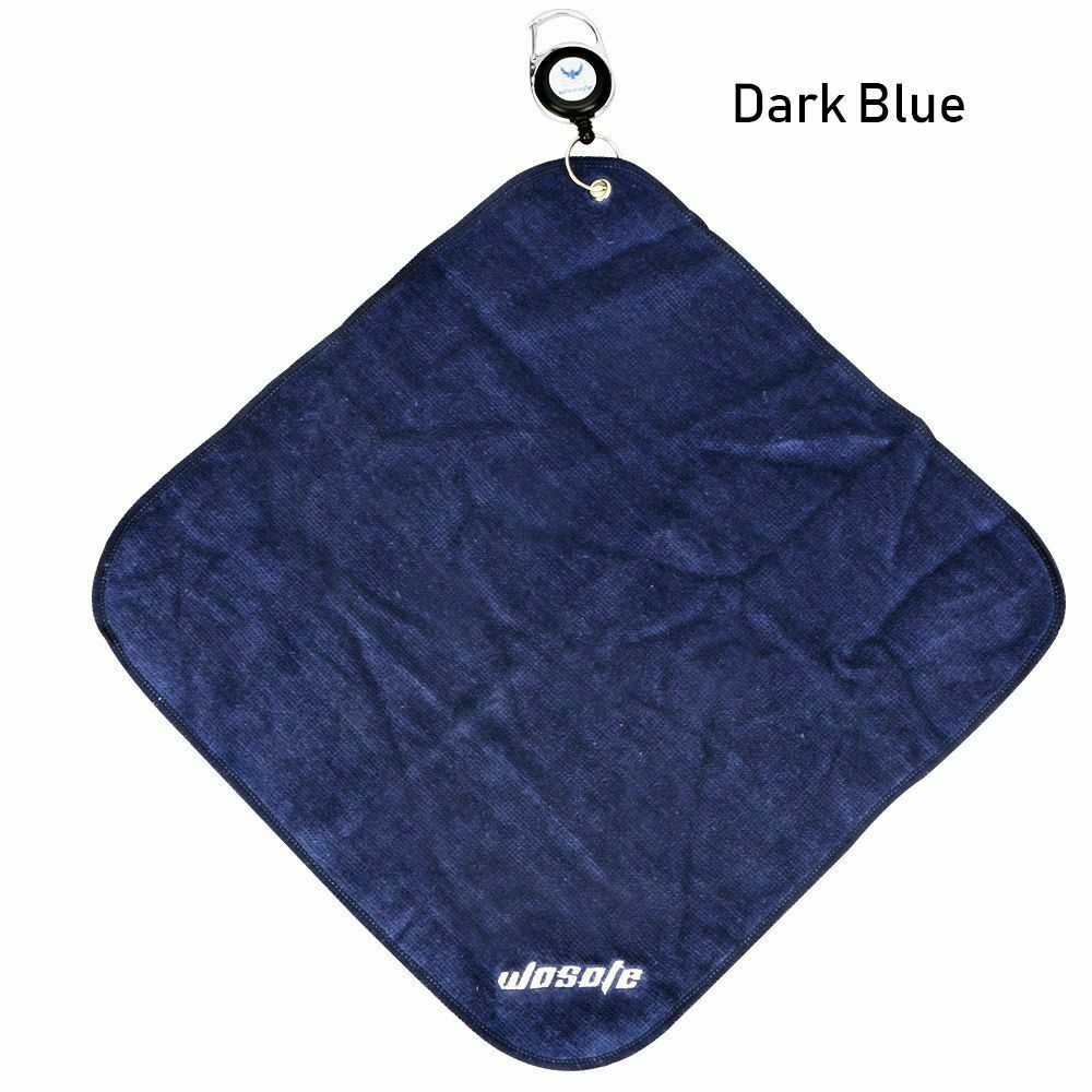 Microfiber Cleaning Towels With Carabiner Hook Golf Towel Cleans Clubs
