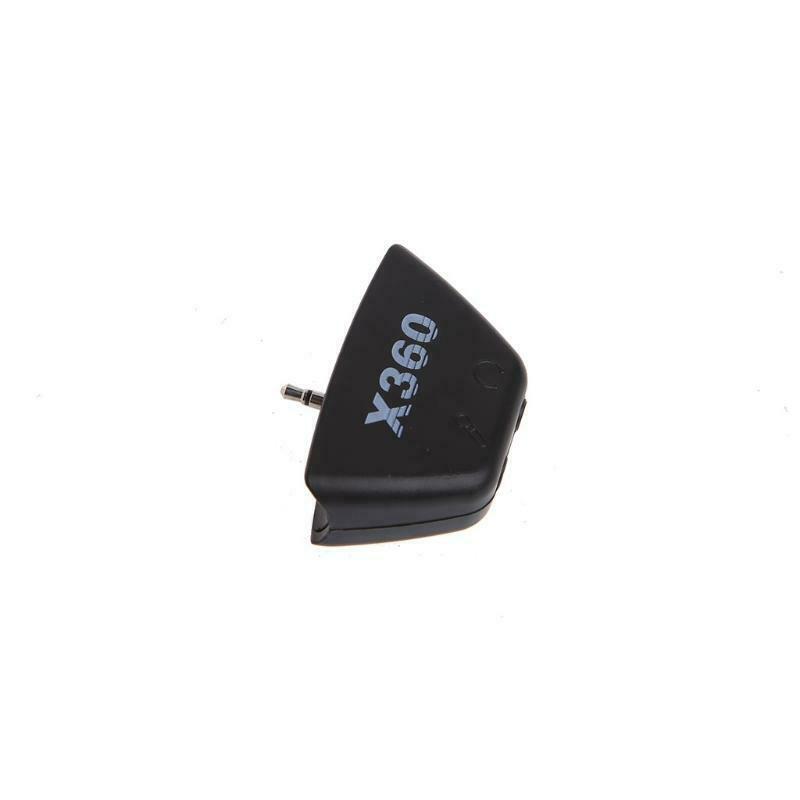 Black 2.5mm Jack Microphone Headset Earphone Converter Adapter For Xbox 360