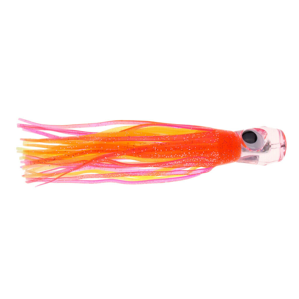 4x Fishing Lure Octopus Marlin Tuna Trolling Lure Jet Head Saltwater Lure