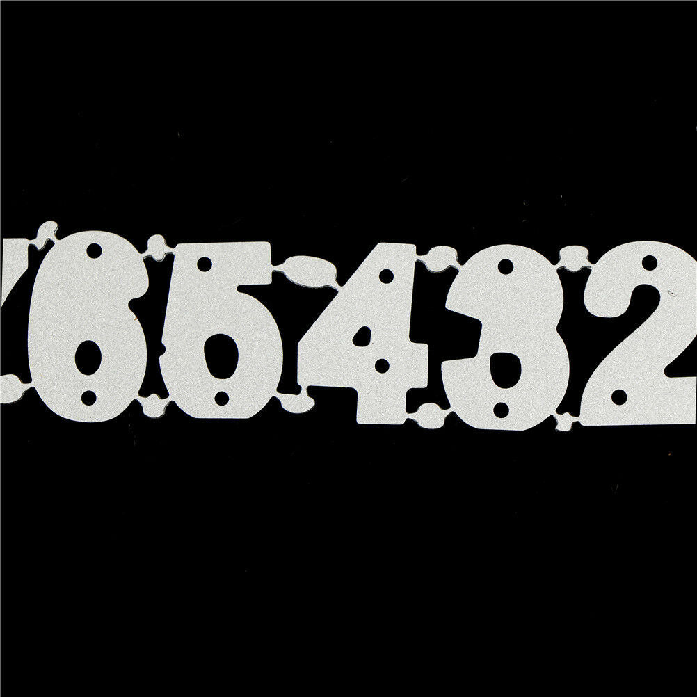 Number 0-9 Framed Cutting Dies Stencil Scrapbook Paper Cards Craft  DIY J.l8