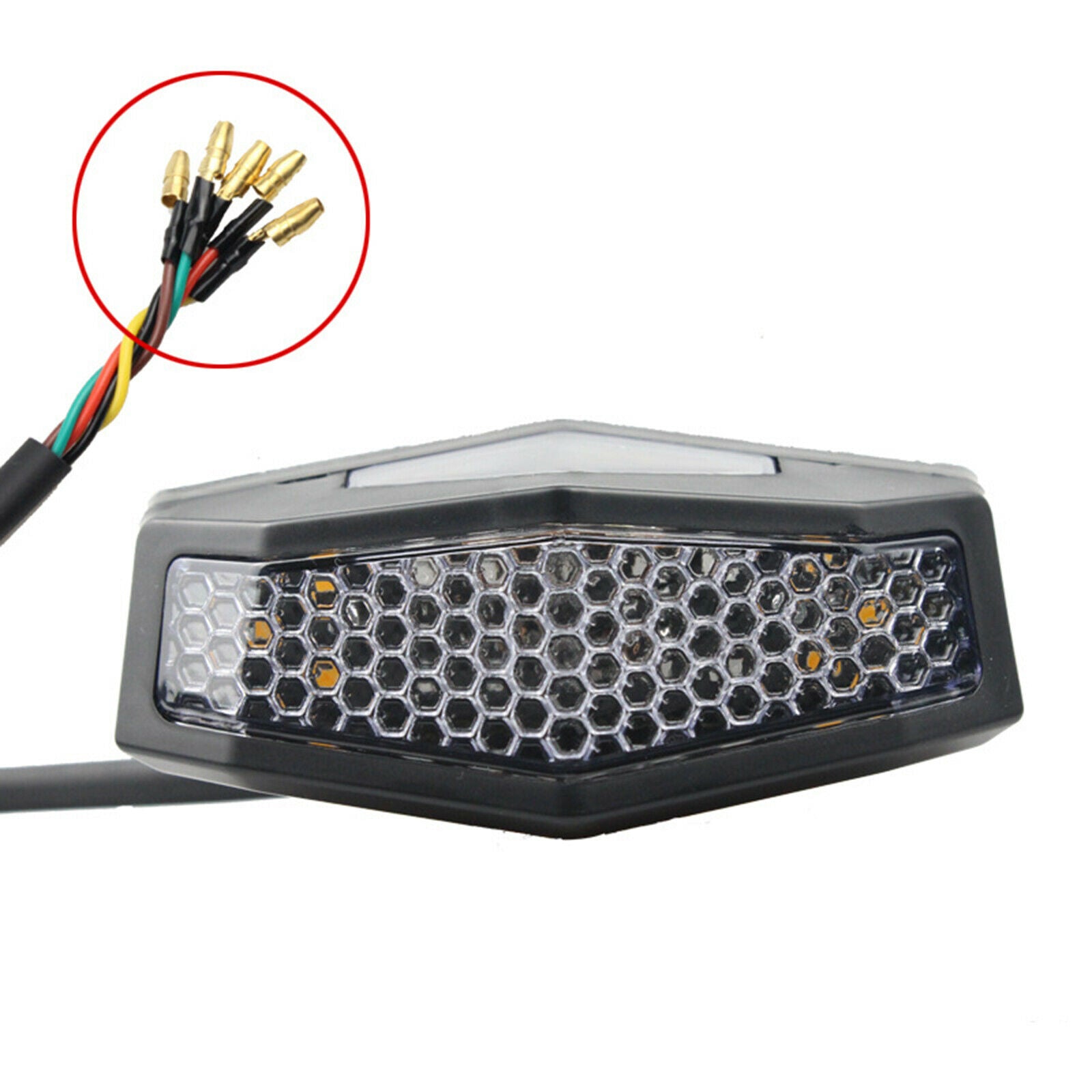 5 In 1 Universal Motorcycle LED Rear Tail Light Parts for Safe Driving