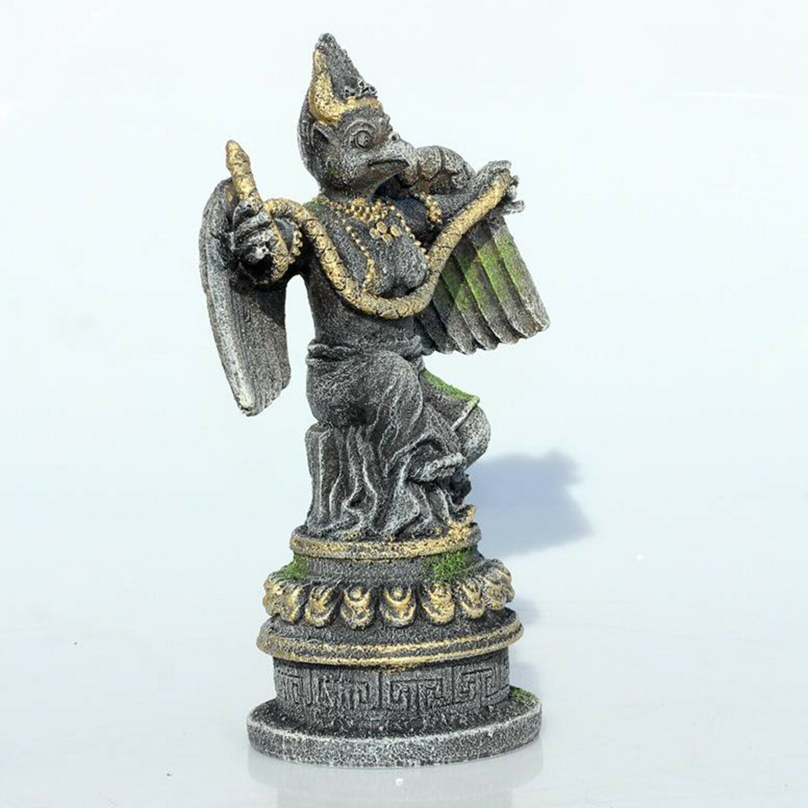 Aquarium Landscape Carving Egyptian Statue Fish Tank Shelter Cave Decor